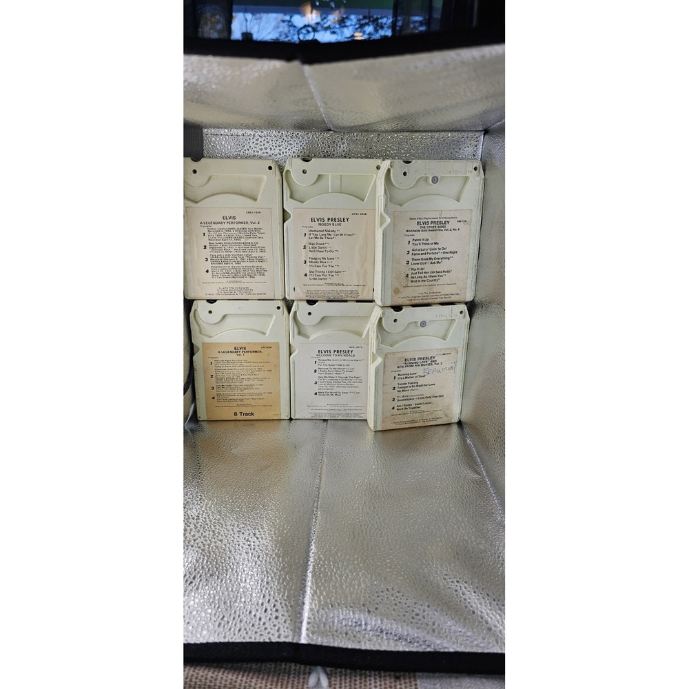 Elvis Presley 8-Track Tapes Lot - 6  UNTESTED The King Music Vintage Collectible - Picture 2 of 16